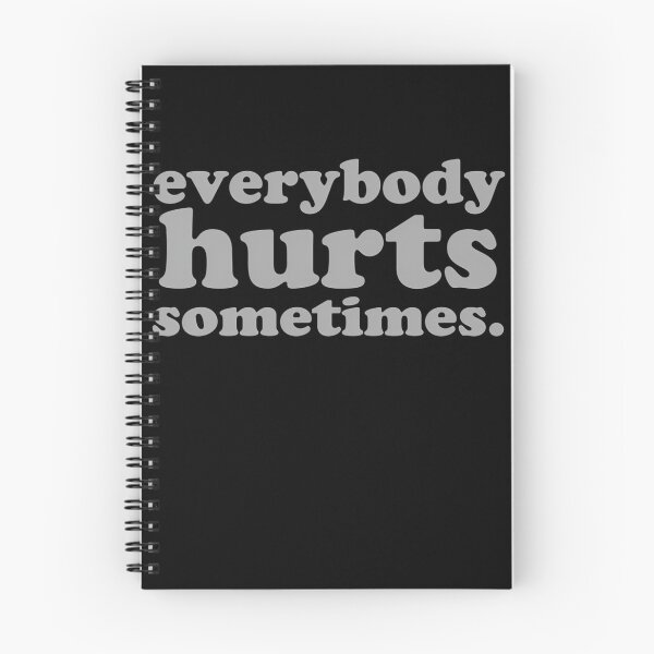 Item preview, Hurts Sometimes Grey Bold designed and sold by Nonailam.