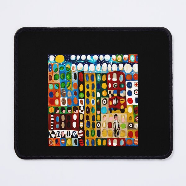 Item preview, Colorful Abstract Grid Composition designed and sold by Nonailam.