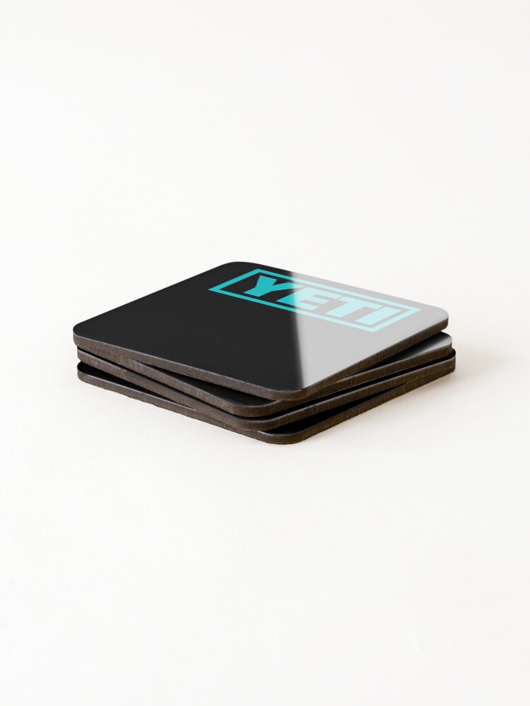 Thumbnail 4 of 5, Coasters (Set of 4), Lettering Rectangular Frame designed and sold by abizar81.