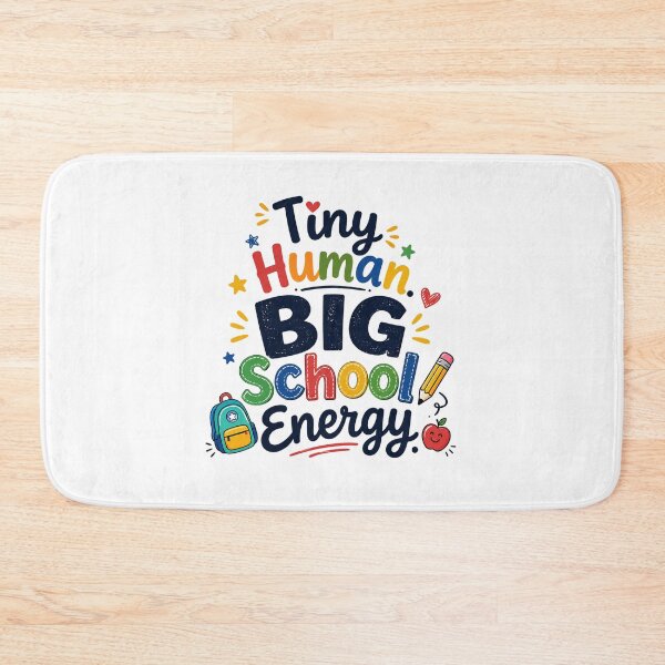 Item preview, Tiny Human BIG School Energy, Fun Back to School Kids Design designed and sold by Right-UR.