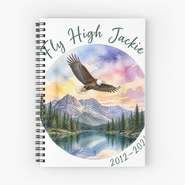 Item preview, Jackie Bald Eagle Memorial Fly Free Sweet Jackie Thank You For The Memories designed and sold by OMITTEROMINOUS.