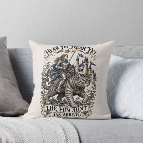 Item preview, Fun Aunt Funny Knight Cat Medieval Auntie Cool Cat Lover Gift designed and sold by Cchotlan.