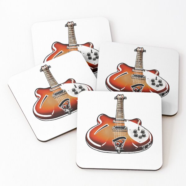 Aperçu de l'œuvre Guitare électrique Rickenbacker 360 12 Sixties Art Sunburst créée et vendue par ProfAdrienne.