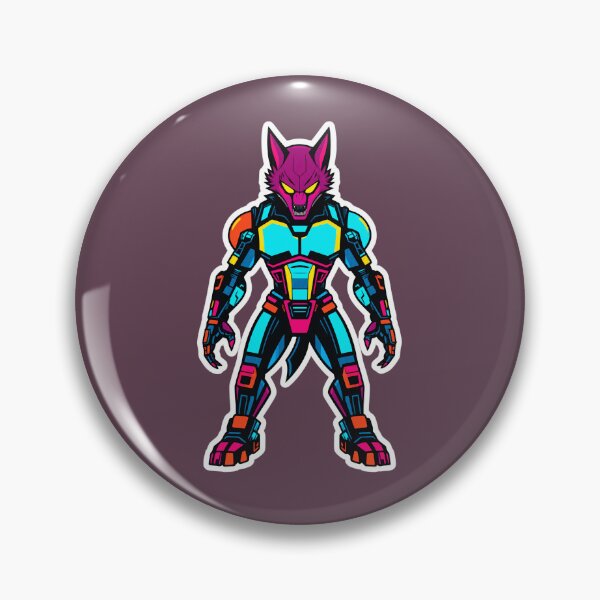 Item preview, Synthwave Cyberpunk Werewolf designed and sold by KungPowUnicorn.