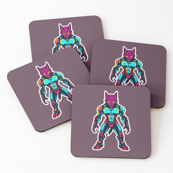 Item preview, Synthwave Cyberpunk Werewolf designed and sold by KungPowUnicorn.