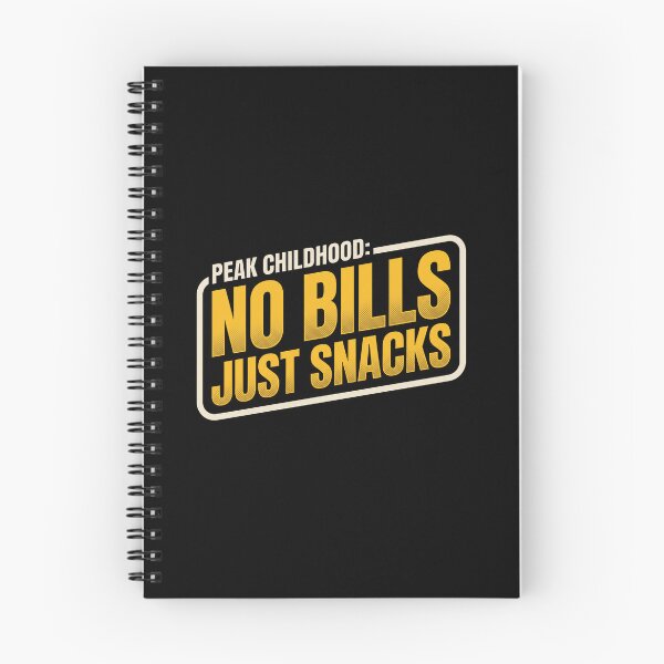 Item preview, Peak Childhood No Bills Just Snacks 80s Nostalgia Sci-Fi Parody designed and sold by AdyKurniawan.
