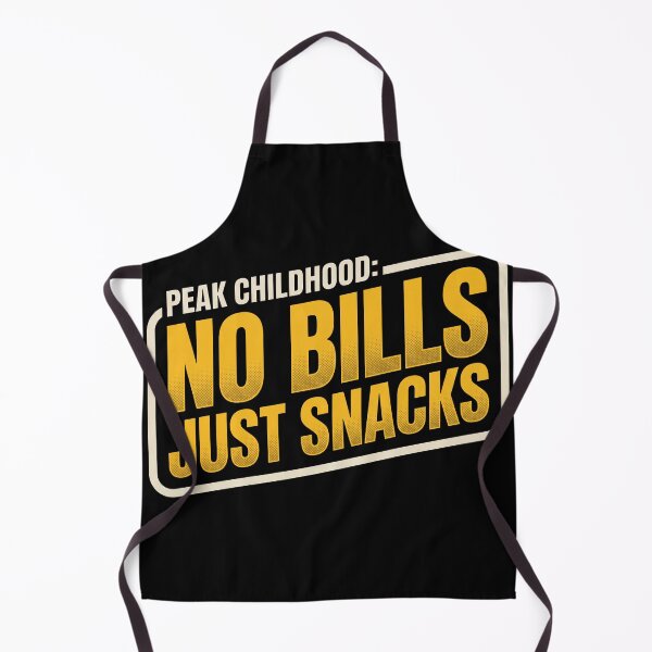 Item preview, Peak Childhood No Bills Just Snacks 80s Nostalgia Sci-Fi Parody designed and sold by AdyKurniawan.