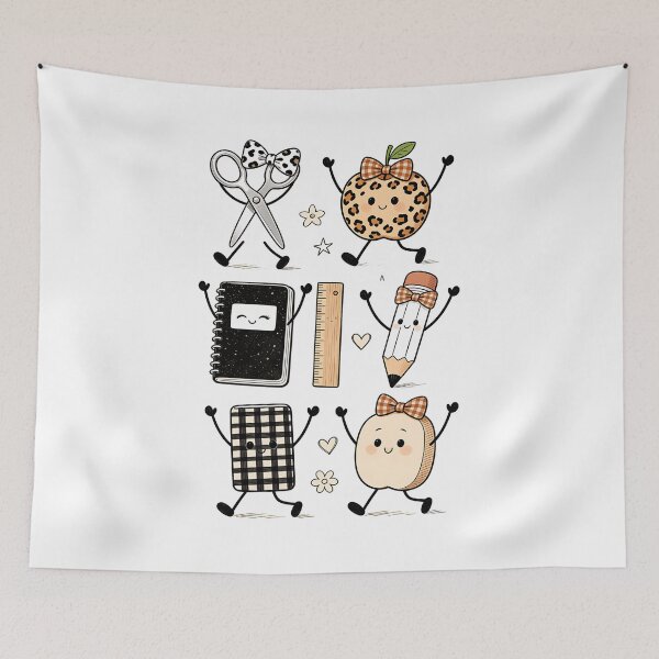 Item preview, Cute Walking Book Stack & Library Card Design designed and sold by MOCH- ART.