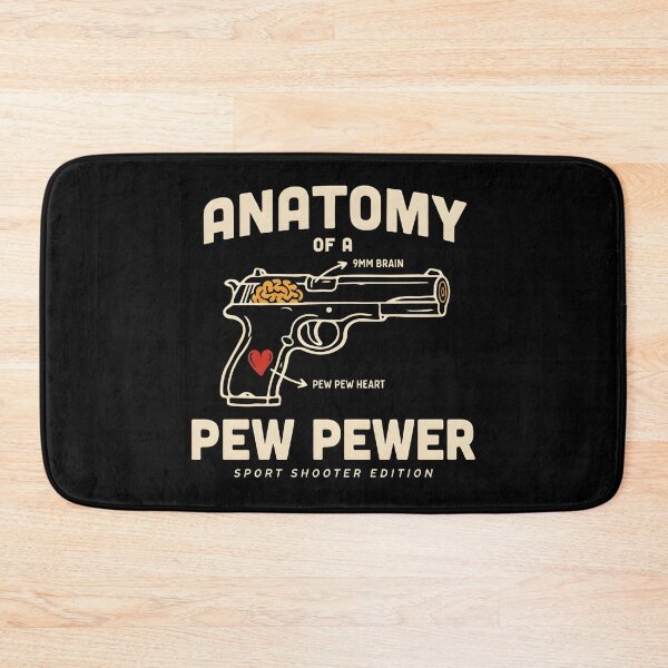 Item preview, Anatomy Of A Pew Pewer | 9mm Range Humor designed and sold by ZyziowskyArt.