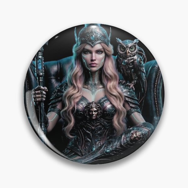 Item preview, Cyber Athena – Modern Goddess of Wisdom and War designed and sold by OnceUponaPlanet.