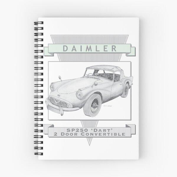 Item preview, Daimler SP250 'Dart' 2 Door Convertible Hand-drawn designed and sold by Classic Car Art Drawings.