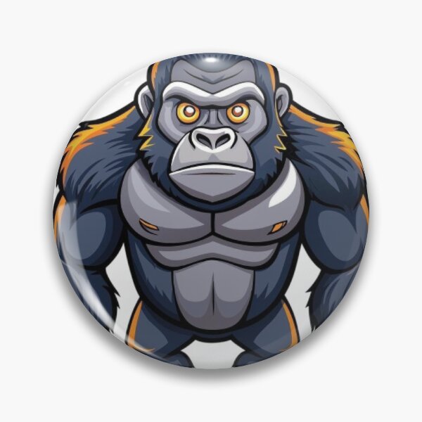Item preview, Gorilla cartoon character  designed and sold by Dilshan Chathuranga.