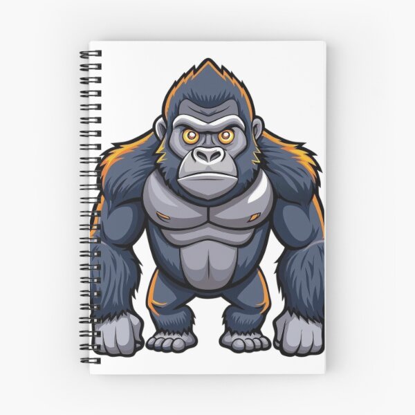 Item preview, Gorilla cartoon character  designed and sold by Dilshan Chathuranga.