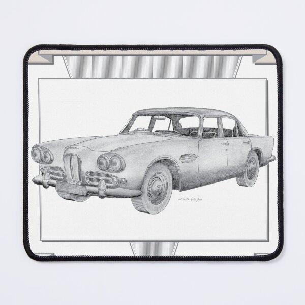 Item preview, Lagonda Rapide 4 Door Saloon Hand-drawn designed and sold by Classic Car Art Drawings.