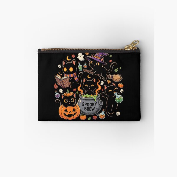 Item preview, Spooky Brew Cute Black Cat Witches Kawaii Halloween designed and sold by AdyKurniawan.