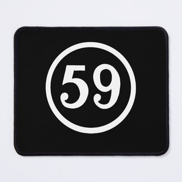 Item preview, Round Monogram Number Fifty Nine Emblem designed and sold by RafaelFarrell.