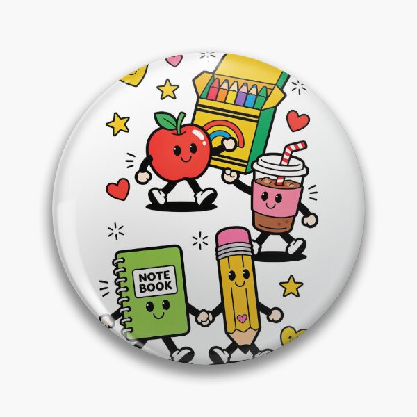 Item preview, Colorful Notebook Crayon Apple School Shirt designed and sold by MOCH- ART.