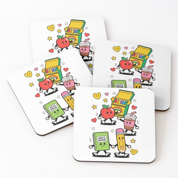 Item preview, Colorful Notebook Crayon Apple School Shirt designed and sold by MOCH- ART.