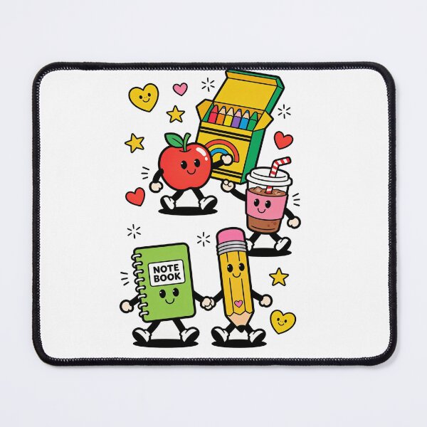 Item preview, Colorful Notebook Crayon Apple School Shirt designed and sold by MOCH- ART.