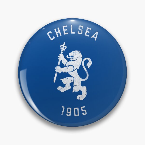 Artikelvorschau, Chelsea 1905 Vintage Weiß Großer Fußball entworfen und verkauft von Red-since-1892.