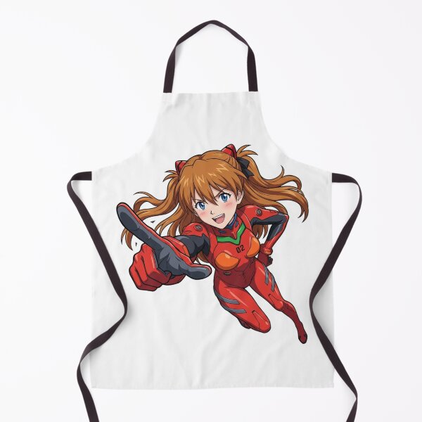 Item preview, Asuka Langley Evangelion Red Plugsuit Dynamic Pointing Pose Classic 90s Mecha Anime Graphic designed and sold by raedattia.