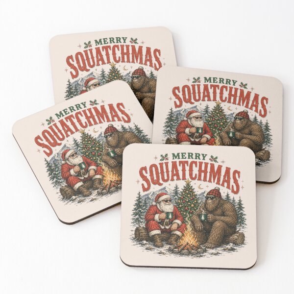 Item preview, Christmas, Santa Sasquatch, Holiday, Merry Squatchmas, Funny Christmas  designed and sold by Cchotlan.