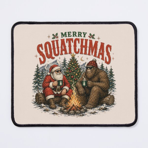 Item preview, Christmas, Santa Sasquatch, Holiday, Merry Squatchmas, Funny Christmas designed and sold by Cchotlan.