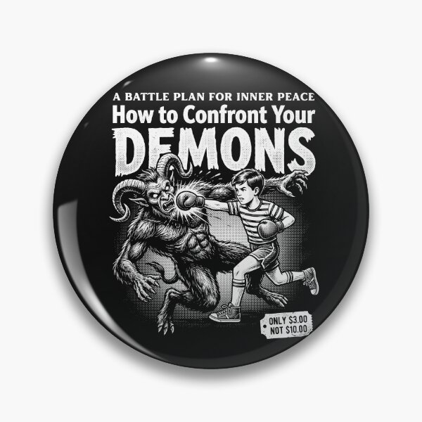 Item preview, How To Confront Your Demons Vintage Comic Retro Boxing designed and sold by AdyKurniawan.