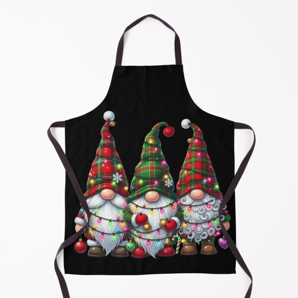 Item preview, Christmas Gnomes with Lights Ornaments snowflake Holiday designed and sold by CF_VintageDesign.