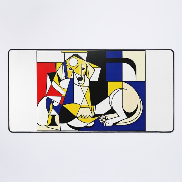 Item preview, cubist animal artwork designed and sold by forget45studio.