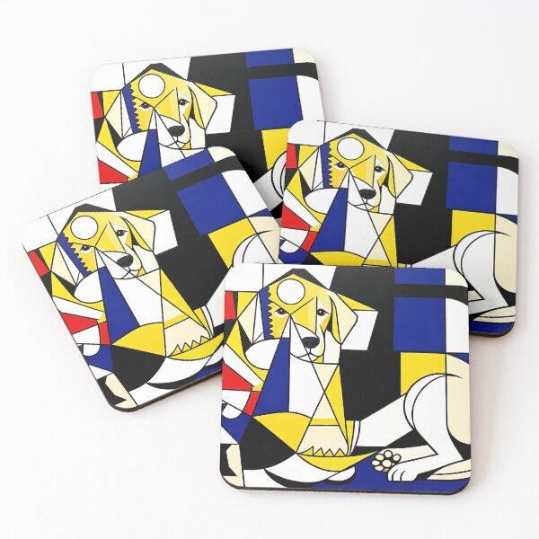 Item preview, cubist animal artwork designed and sold by forget45studio.