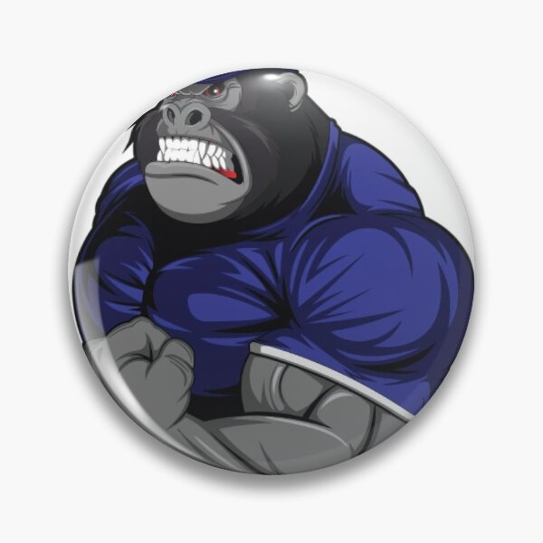 Item preview, Gorilla character design  designed and sold by Dilshan Chathuranga.