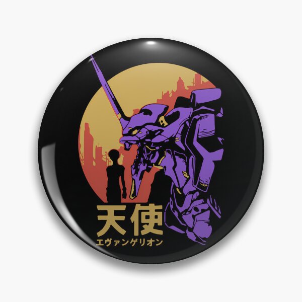 Item preview, Purple Giant Mecha Robot Standing Near Under Orange Sun designed and sold by RebaBechtelar.