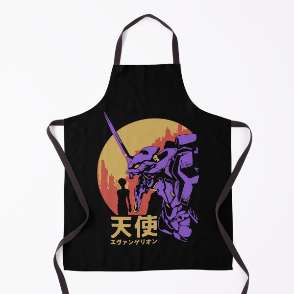 Item preview, Purple Giant Mecha Robot Standing Near Under Orange Sun designed and sold by RebaBechtelar.
