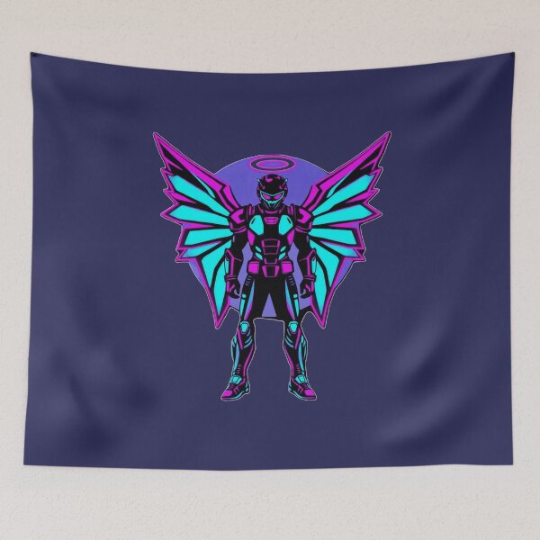 Item preview, Cyberpunk Neon Angel designed and sold by KungPowUnicorn.