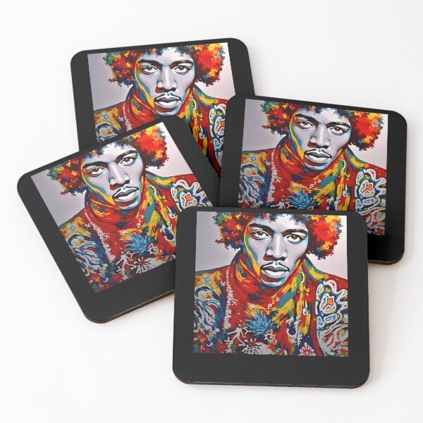 Item preview, Psychedelic Sixties Rainbow Portrait Painting designed and sold by BriaMayer.