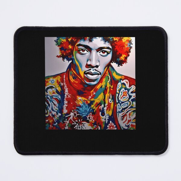 Item preview, Psychedelic Sixties Rainbow Portrait Painting designed and sold by BriaMayer.