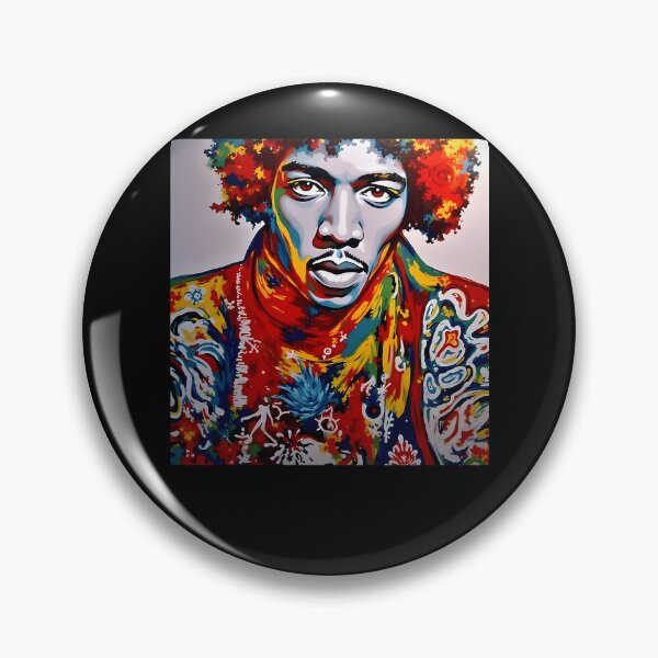 Item preview, Psychedelic Sixties Rainbow Portrait Painting designed and sold by BriaMayer.