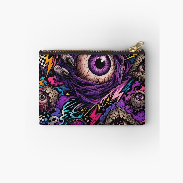 Item preview, Neon Monster Eyes & Claws - Halloween Streetwear Graphic designed and sold by Simon-art-land.