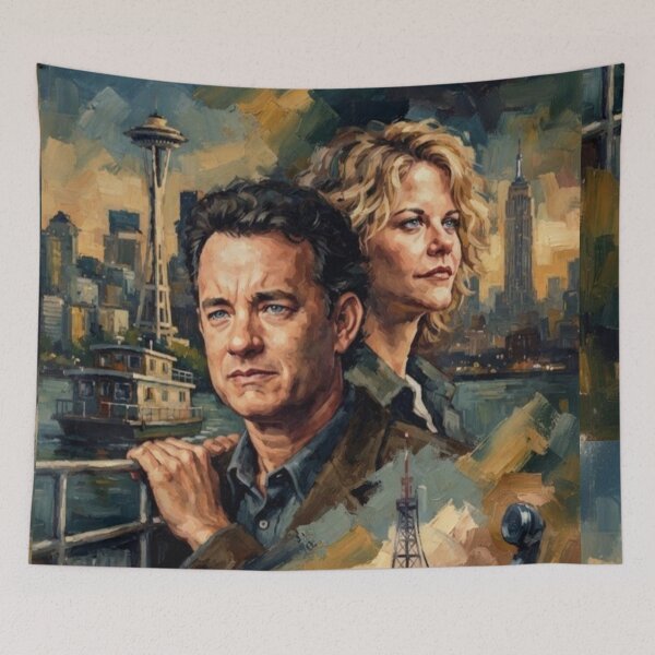 Item preview, Sleepless in Seattle Romance Fine Art Tribute designed and sold by Art's Diner.