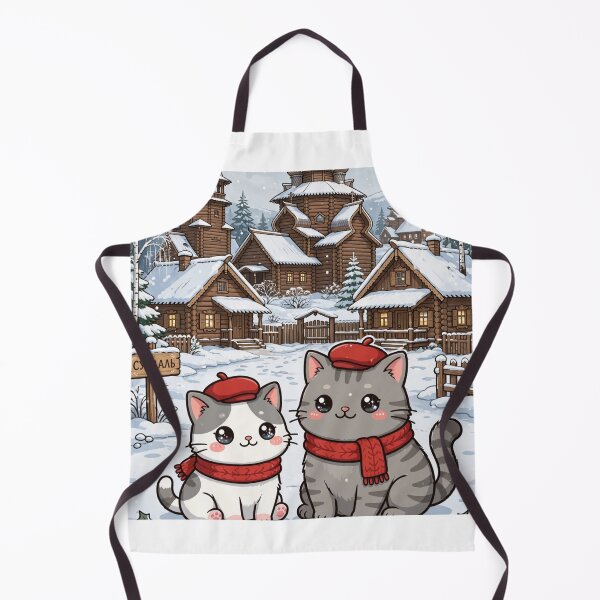 Item preview, Junior and Freda at Peterhof Palace Russia - Cute Cats with Parasols Sticker designed and sold by MAISON SYLVIE.