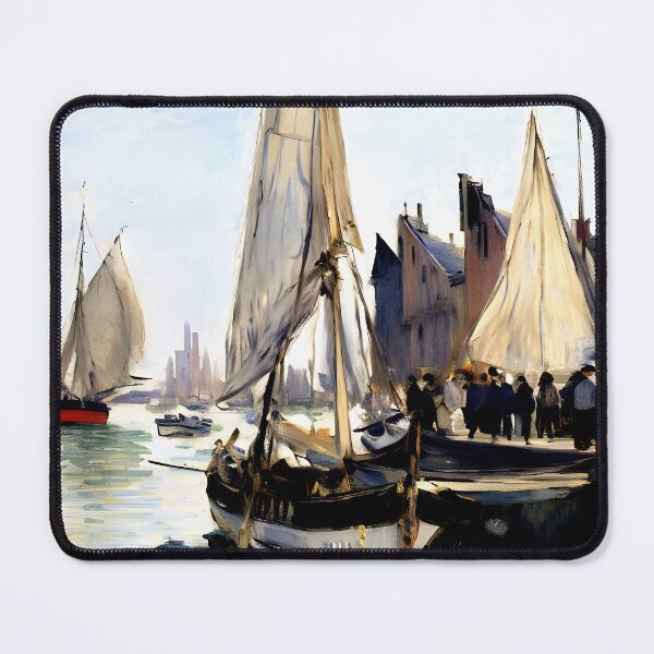 Item preview, Sailing Boats at Honfleur, designed and sold by artdesignsnow.