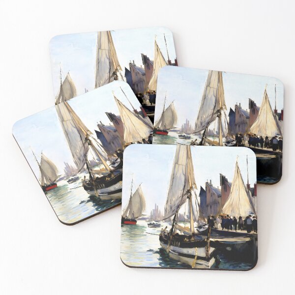 Item preview, Sailing Boats at Honfleur, designed and sold by artdesignsnow.