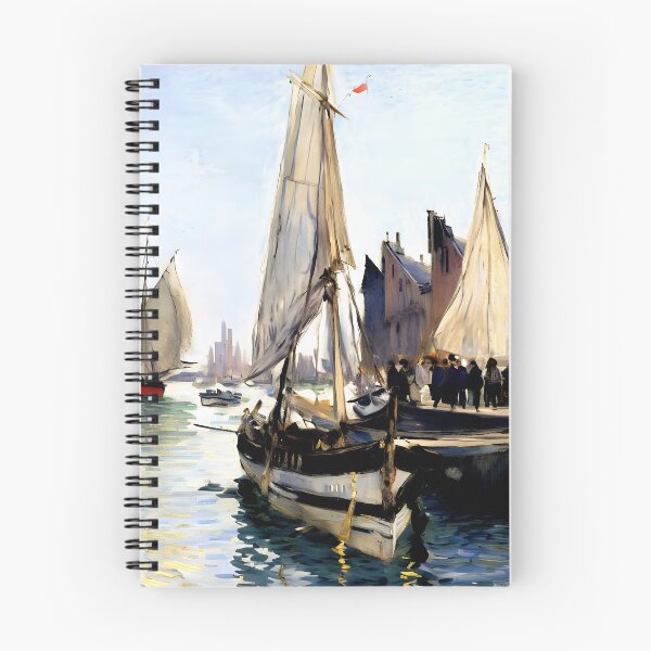 Item preview, Sailing Boats at Honfleur, designed and sold by artdesignsnow.