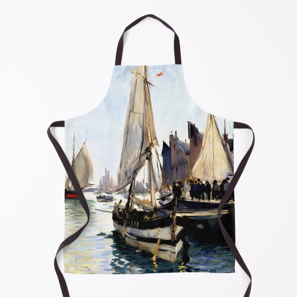 Item preview, Sailing Boats at Honfleur, designed and sold by artdesignsnow.