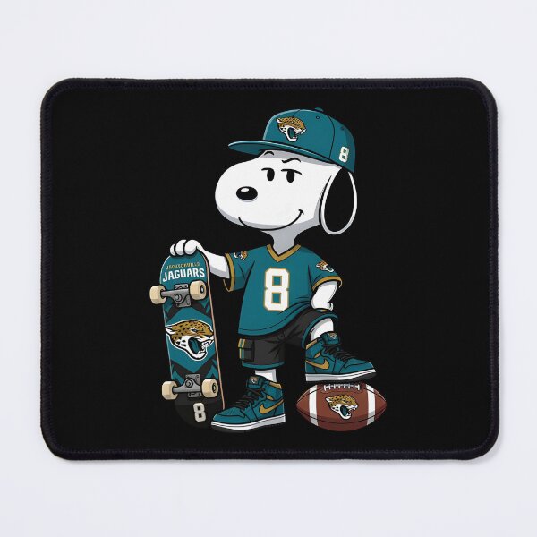Item preview, Snoopy Jacksonville Football Skater designed and sold by Nahkolahmom.