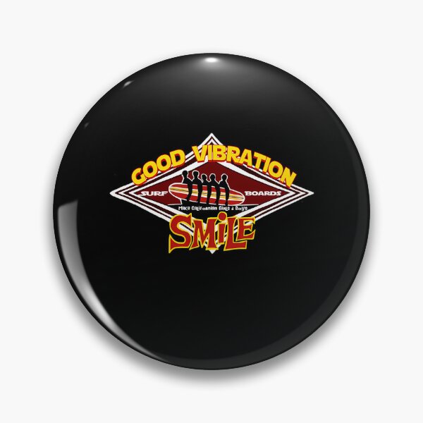 Item preview, Good Vibration Sixties Surf Boards Beach Boys Diamond California Smile designed and sold by IkeEmmerich.