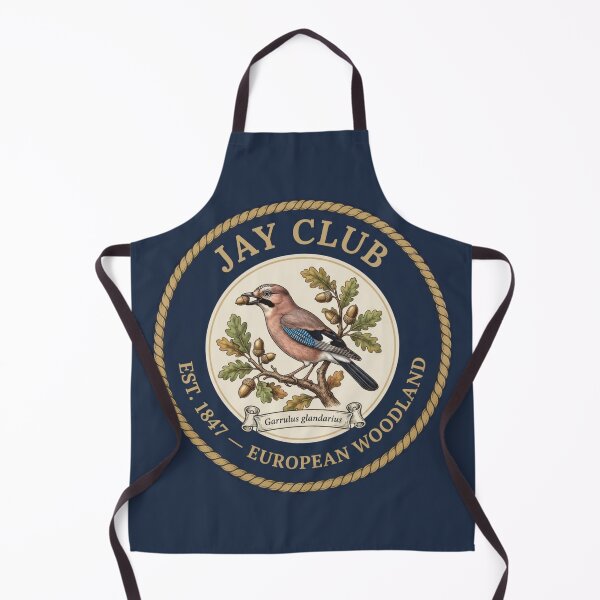 Item preview, Jay Club Vintage Badge European Woodland Bird designed and sold by CalmCapy Co.