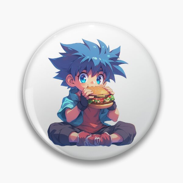 Item preview, Valt Aoi Beyblade Burst Chibi Burger Anime Snack Joy designed and sold by Dashsopaner.