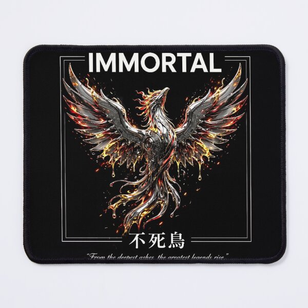 Item preview, Immortal Rising Phoenix Japanese Streetwear Tee designed and sold by RajaArtDesign.